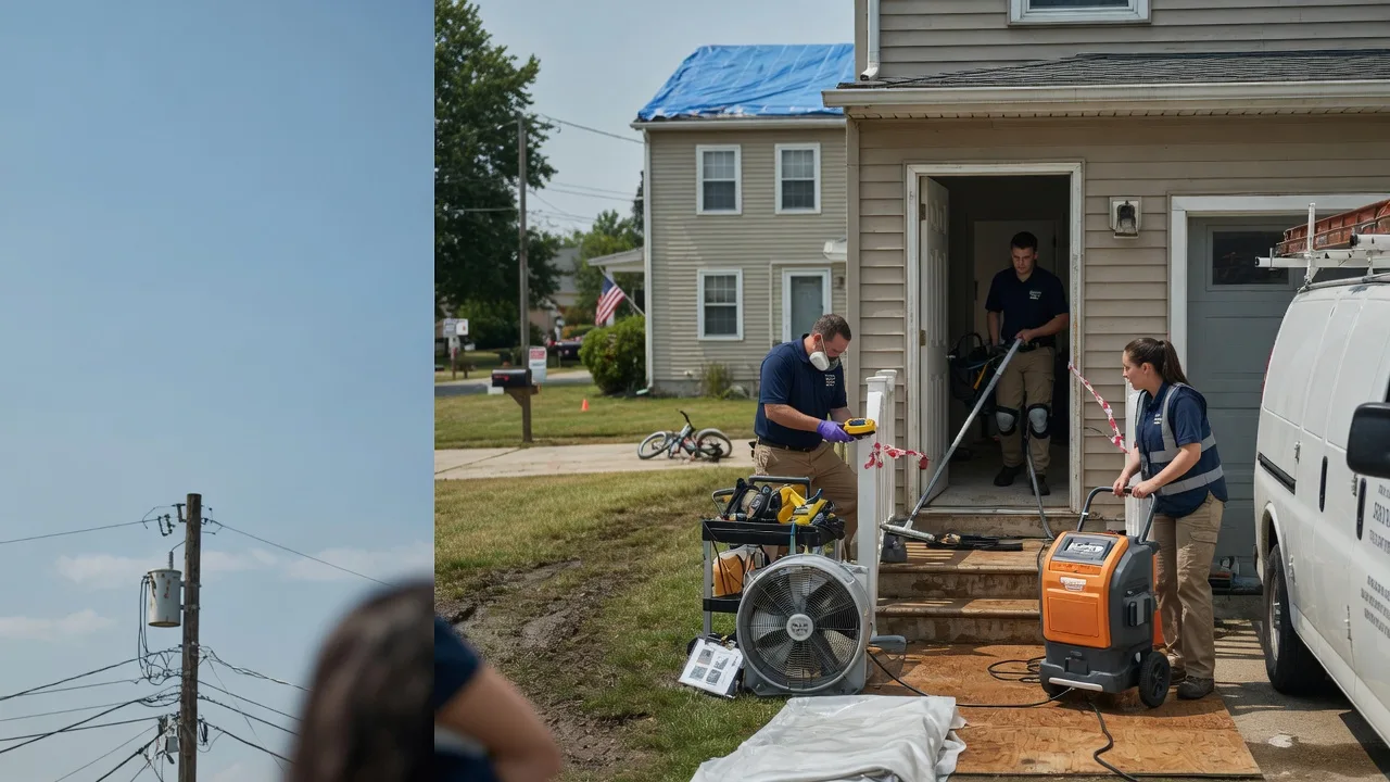 Water Damage Repair in North Prairie, WI near me